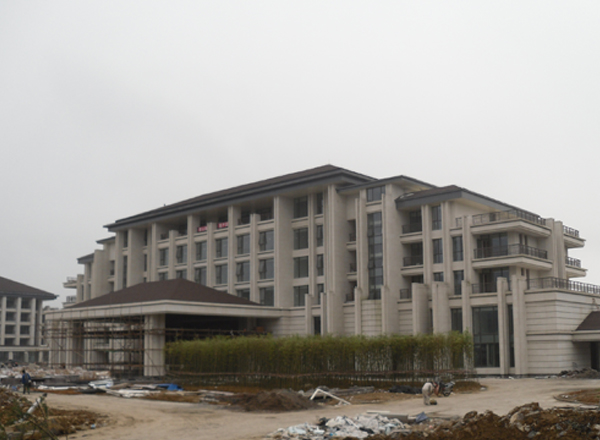 仙女山萬怡酒店室內(nèi)裝修施工照片