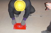 設(shè)計(jì)方案現(xiàn)場放線、交底